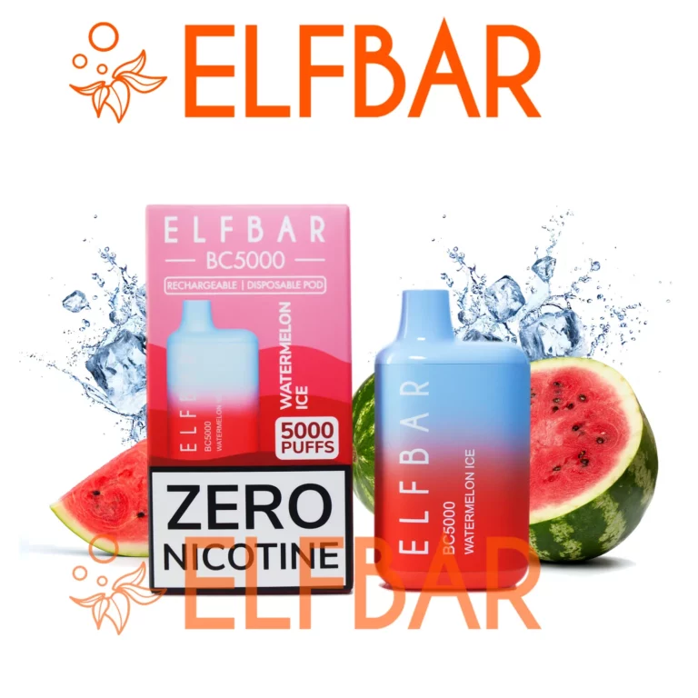 Elf Bar BC5000 Watermelon Ice Zero Nicotine