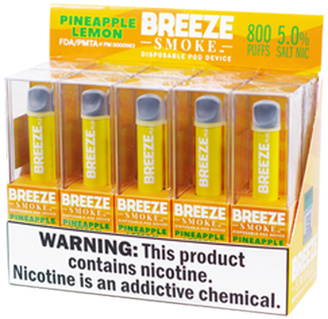 Breeze Plus 800 Puffs Pineapple Lemonade