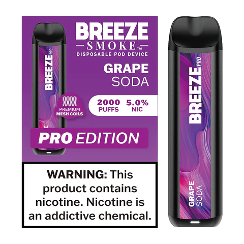 Breeze Pro 2000 Puffs Grape Soda